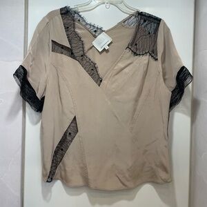 Madison Marcus Lace Top Size Large